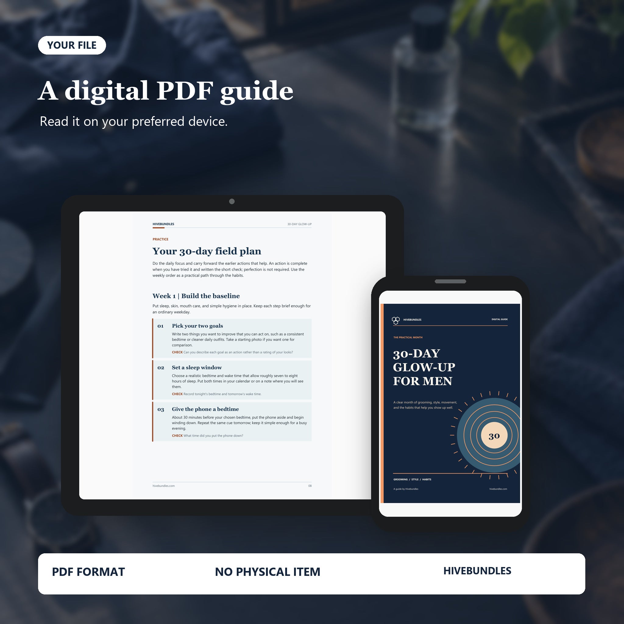 30-Day Glow-Up for Men | Practical Digital Guide - preview 4