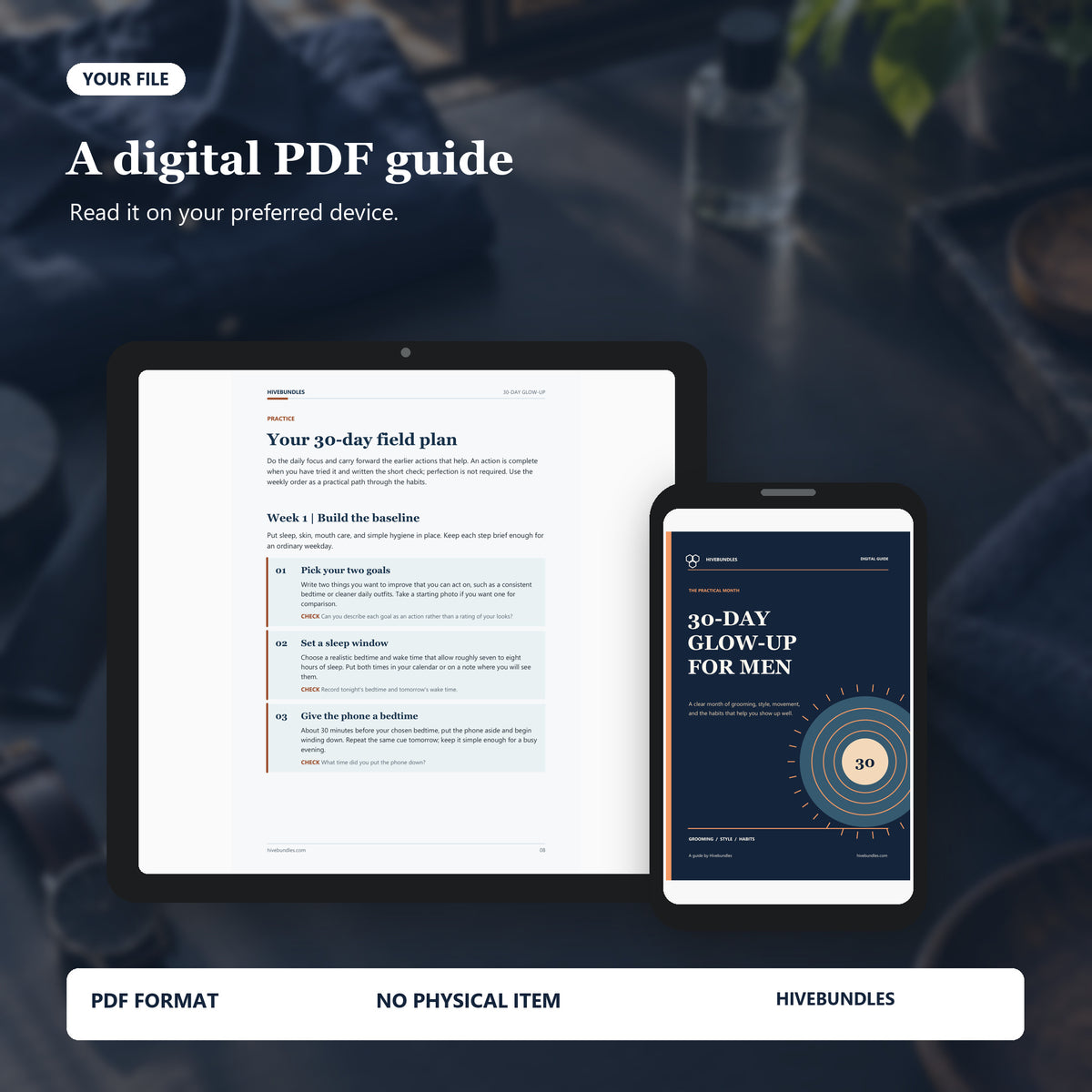 30-Day Glow-Up for Men | Practical Digital Guide - preview 4