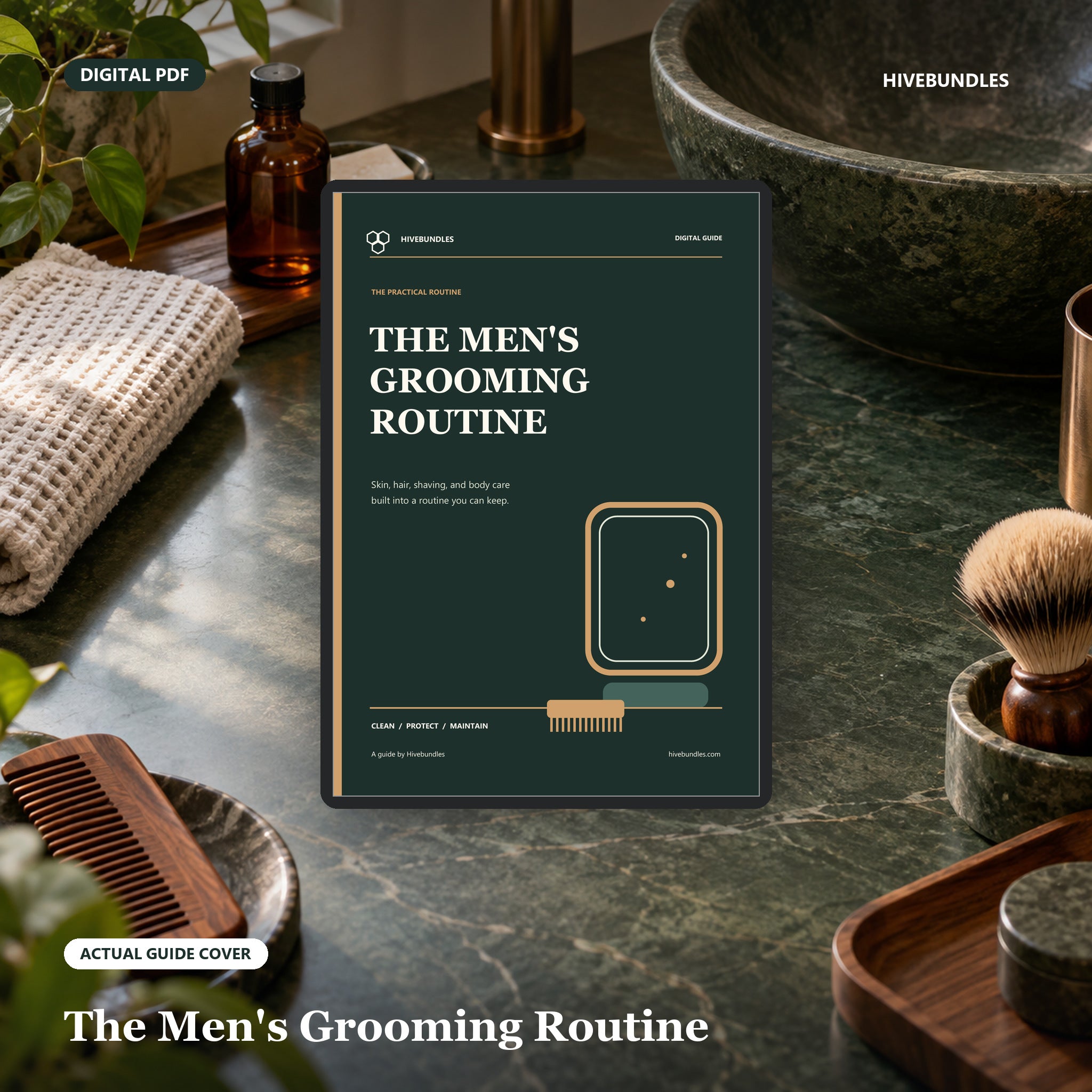 The Men’s Grooming Routine | Practical Guide - cover