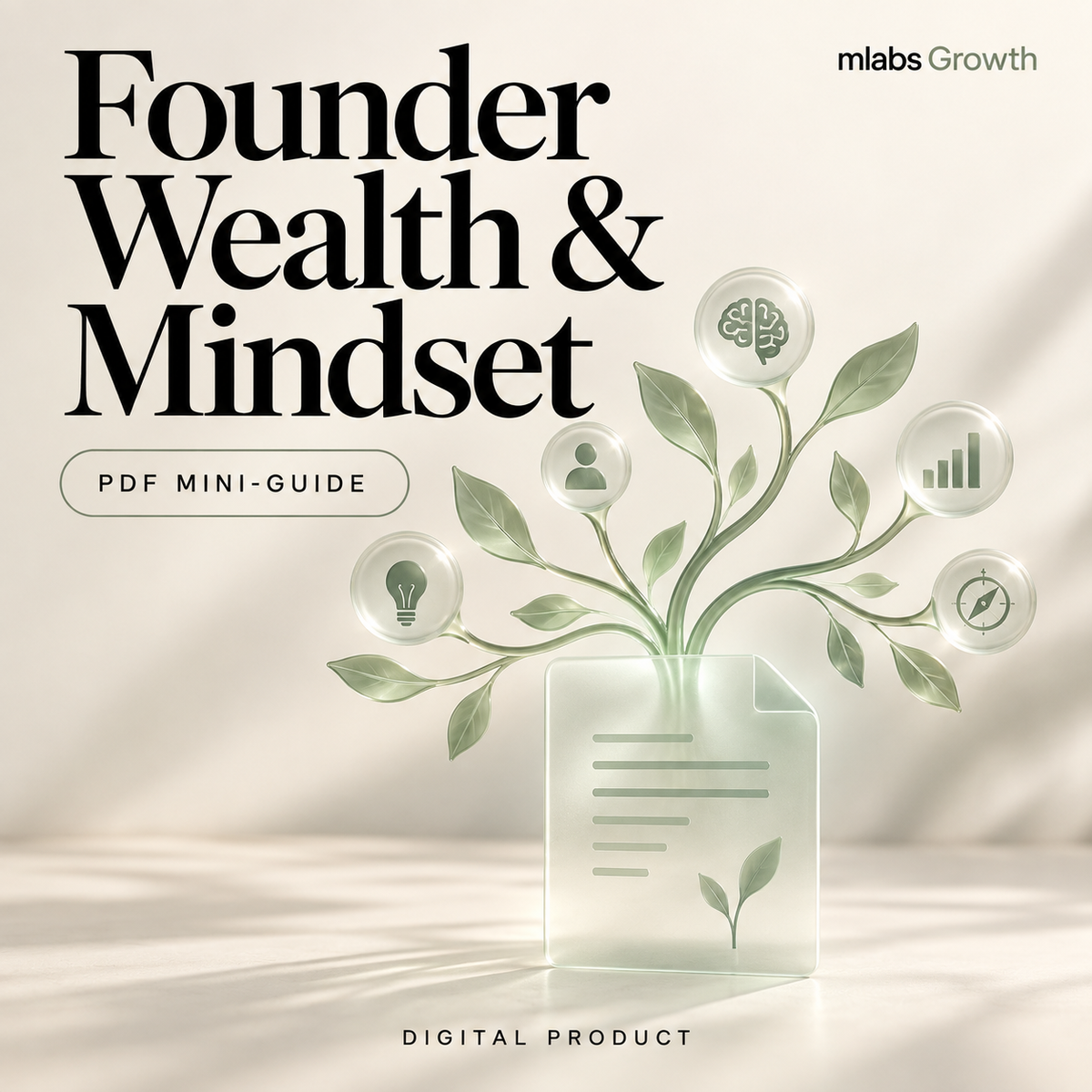 Founder Wealth & Mindset digital product cover